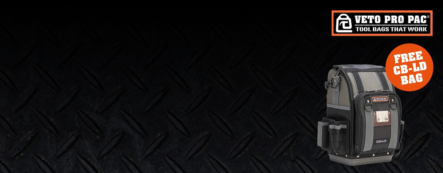 Claim your free Veto Pro Pac CB-LD bag