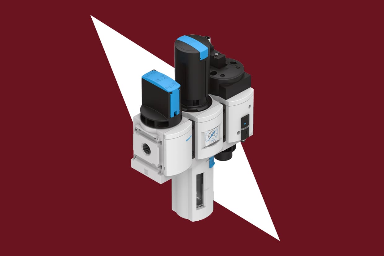 Image of a Pneumatic module in the MS Series.