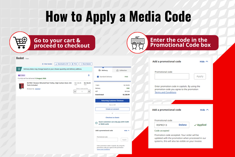 Apply a Media Code