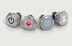 EAO metal pushbutton vandal resistant switches