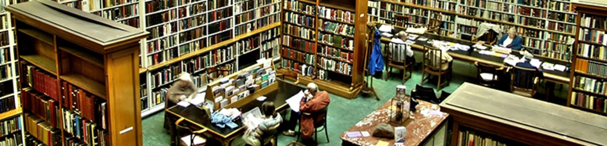 Picture of a university library