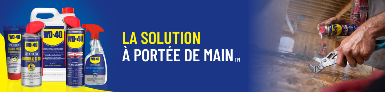 WD-40, la solution à portée de main.