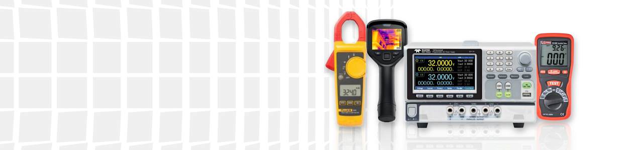 Image of someone wearing a glove holding a network tester