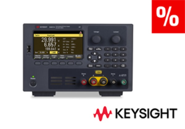 Keysight: Exklusive Promotion im Bereich Power Supplys