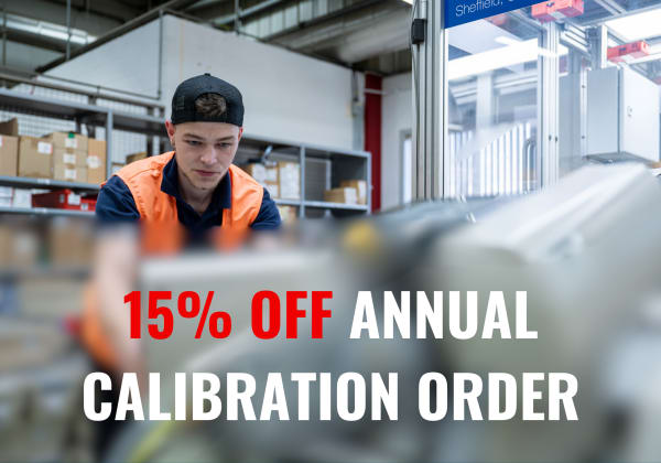 15% OFF Annual Calibration Order
