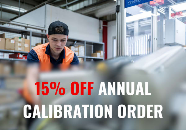 15% off Annual Calibration Order