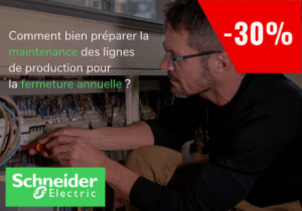 Profitez de la promotion Schneider Electric allant jusqu'à 30% !