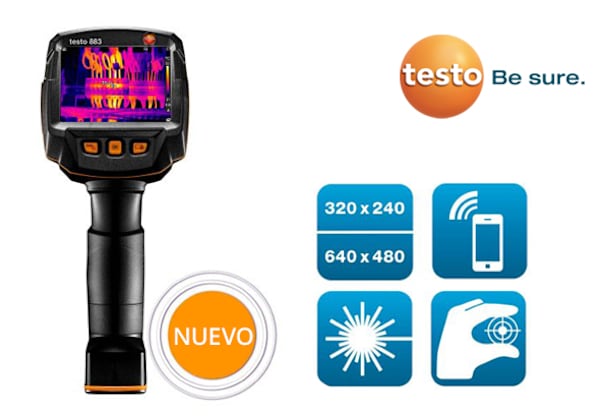 Cámara termográfica testo 883-1