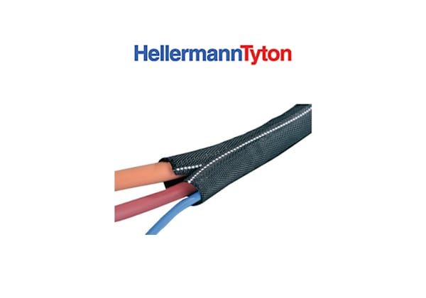 Funda de cable trenzada HellermannTyton Twist-In