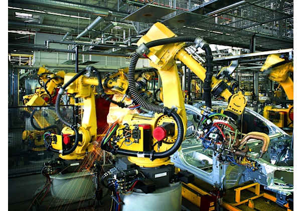 过程自动化类型，制造机器人、人工智能机器人类型