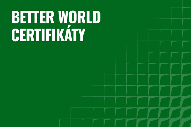 Certifikáty Better World 