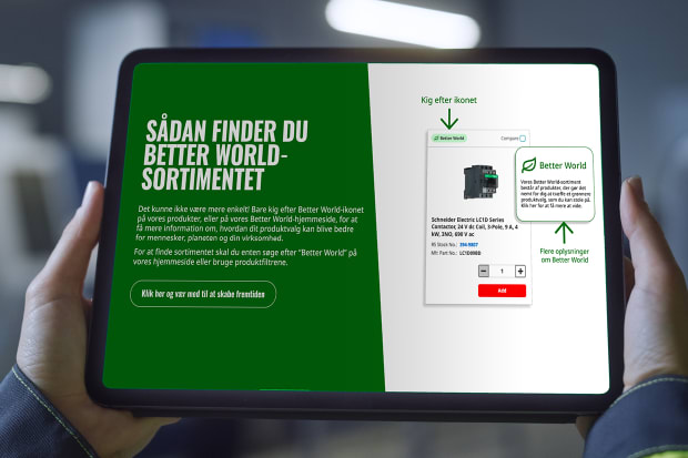 Identificer vores Better World-sortiment