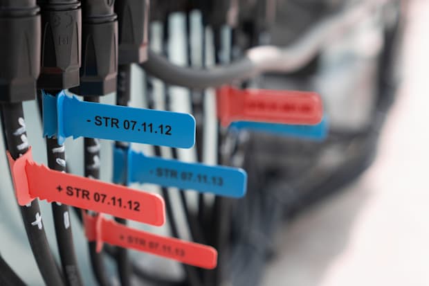 image of loop cable markers