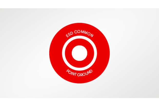 ESD Common Point Ground Symbol