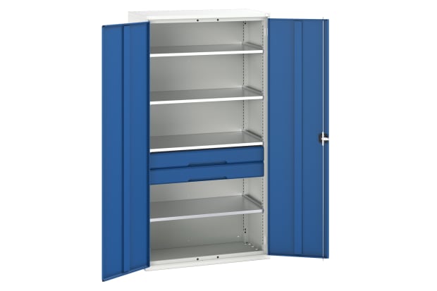 Lockable bott verso Kitted Cupboard