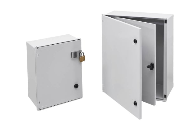 Enclosures made of impact resistant polyester