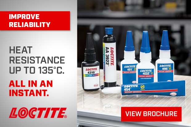 LOCTITE® Instant adhesives are one-part, room-temperature curing adhesives available in a wide range of viscosities.