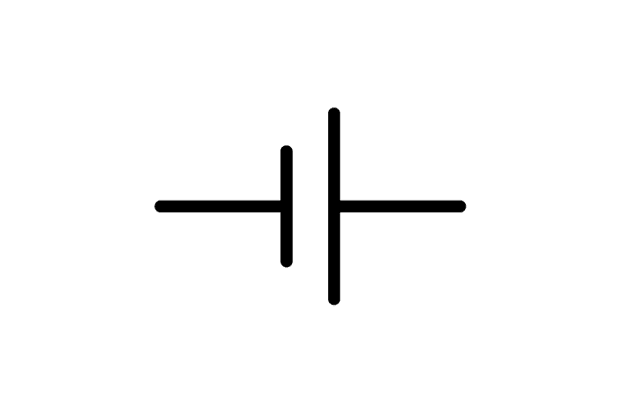 single cell battery symbol