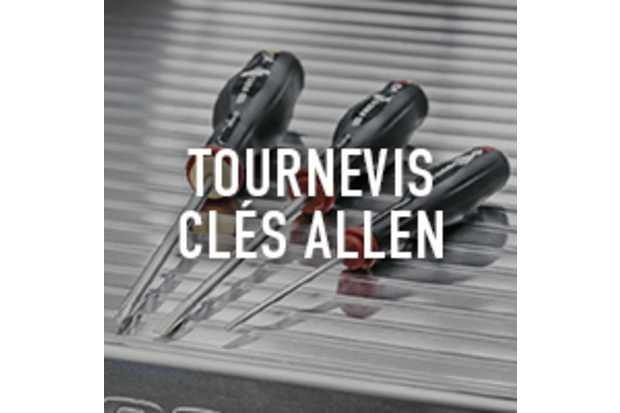 Tournevis, clés allen