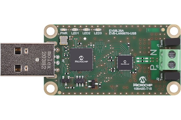 EV08L38A EVB LAN 8670-USB 