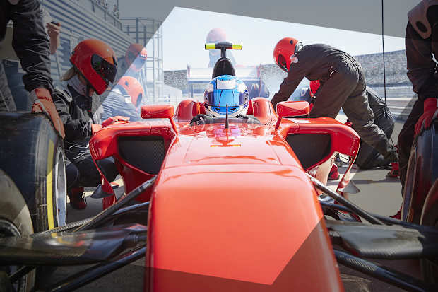 Image of a racing car