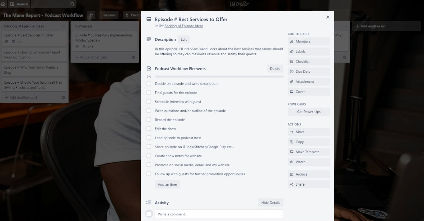 image of trello workflow