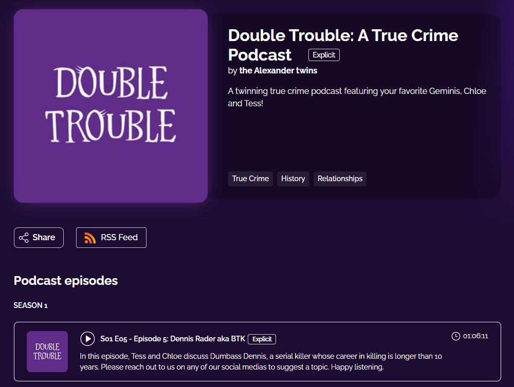 Double Trouble: A True Crime Podcast