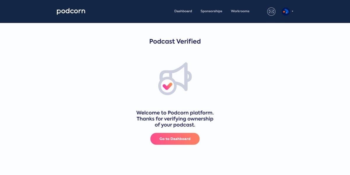 verify your podcast with podcorn