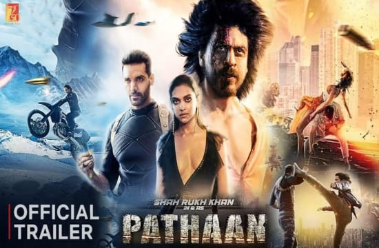 shahrukh khan and deepika padukone pathaan trailer out