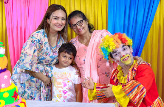 Lock Up fame Nisha Rawal celebrated her son Kavish Mehra's 5th birthday in an NGO
