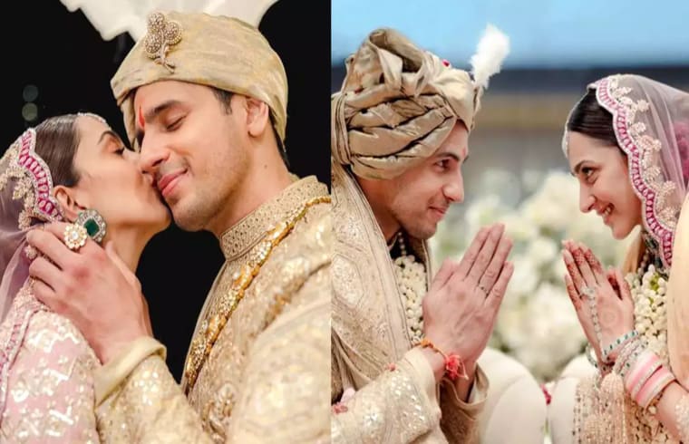 Actor Siddharth Malhotra and actress Kiara Advani have done a royal wedding at Suryagarh Palace in Jaisalmer.