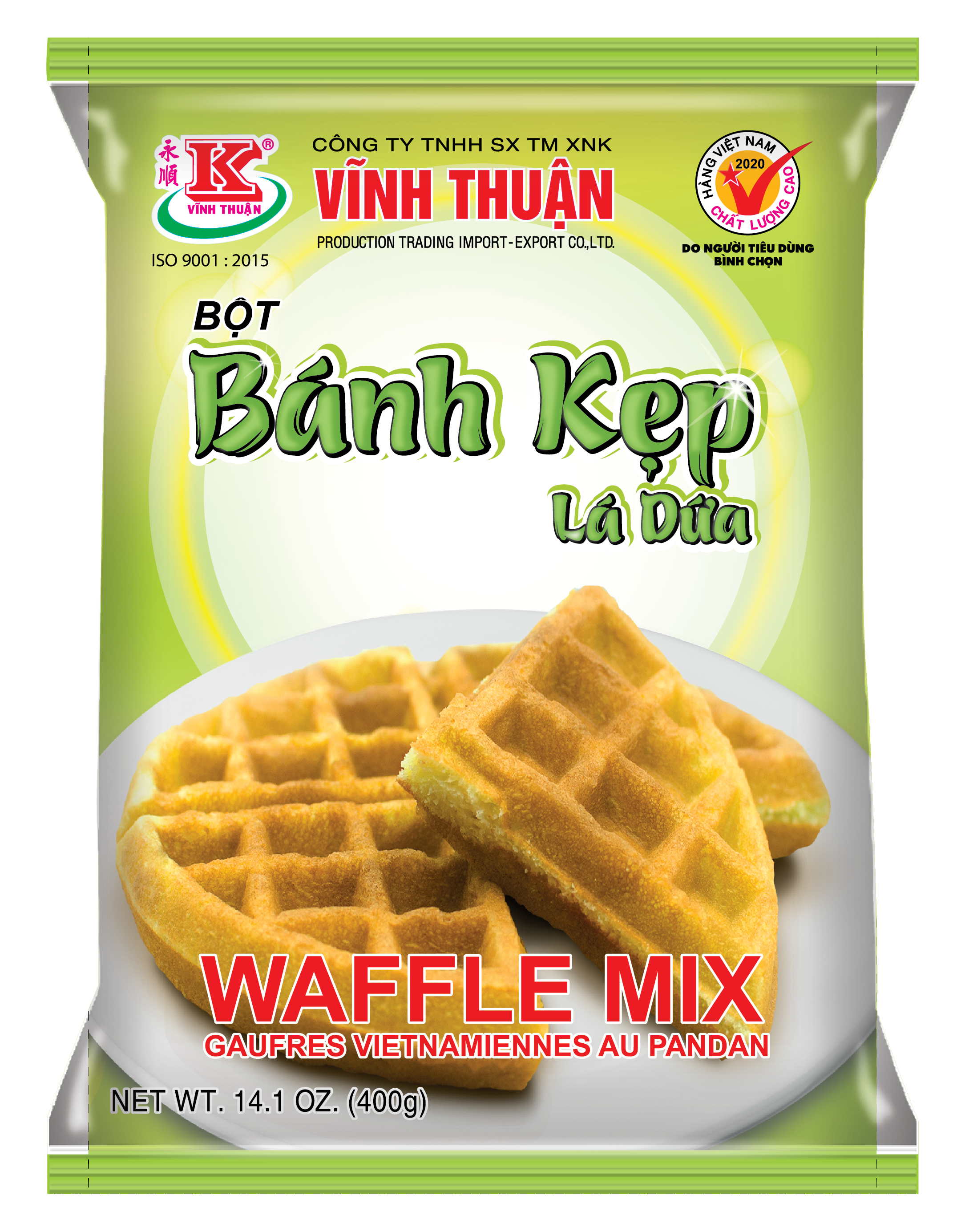 Bột Bánh Kẹp Lá Dứa Vĩnh Thuận gói 400g