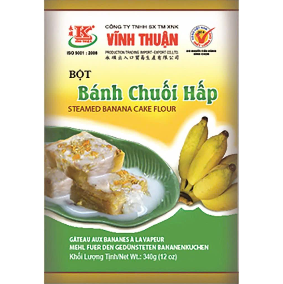Bột Bánh Chuối Hấp Vĩnh Thuận loại bịch 340g
