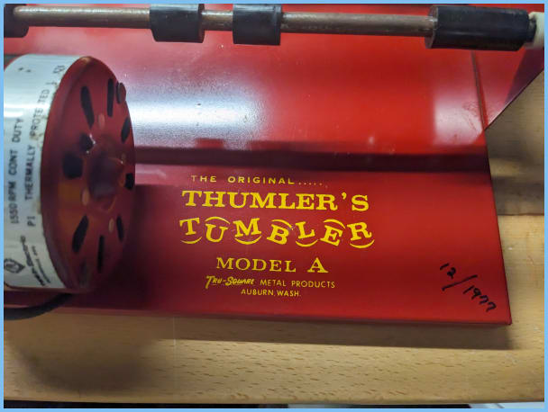 Thumler's Rotary / Rock Tumbler Model A-R1