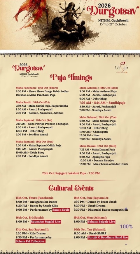 NITHM Durgotsav 1