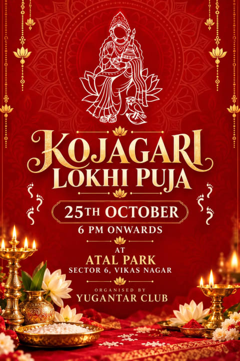 Kojagari Lokhi Puja 1
