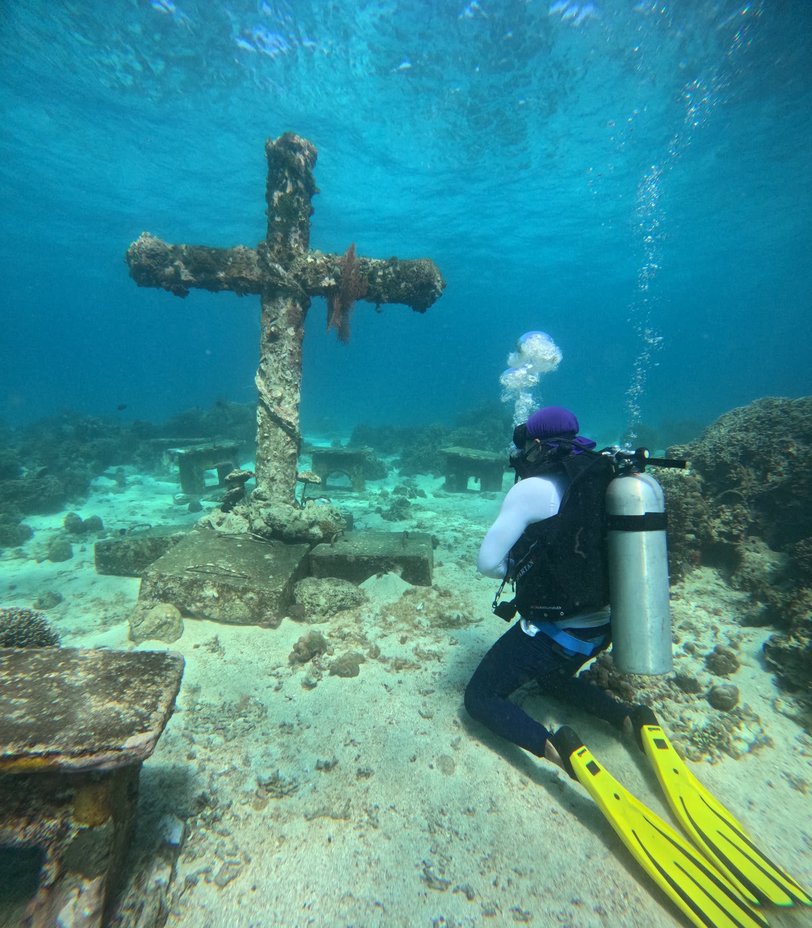 Scuba diving at Agta Beach Resort