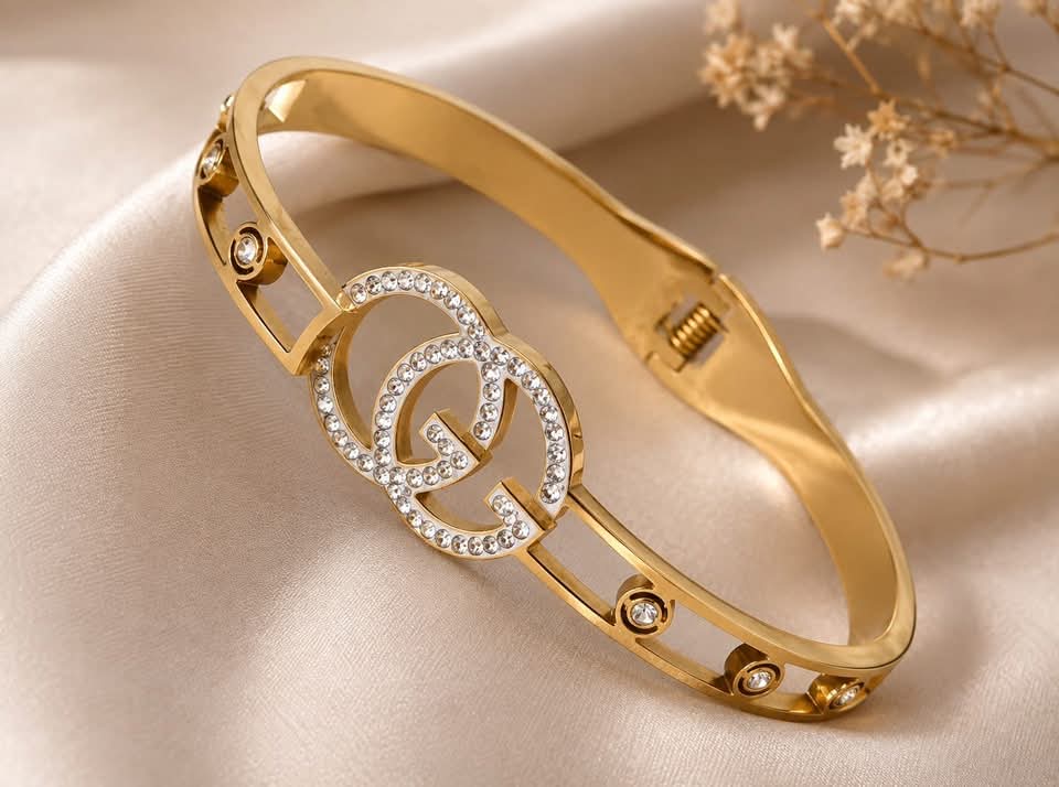 Stainless Steel Gold Bangle