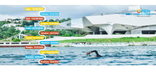 Cartel de la Open Swim Stars Lyon