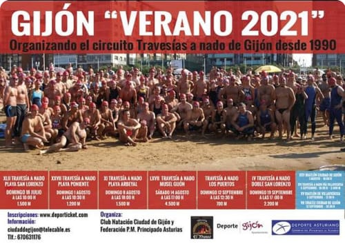 Cartel de Gijón Verano 2021