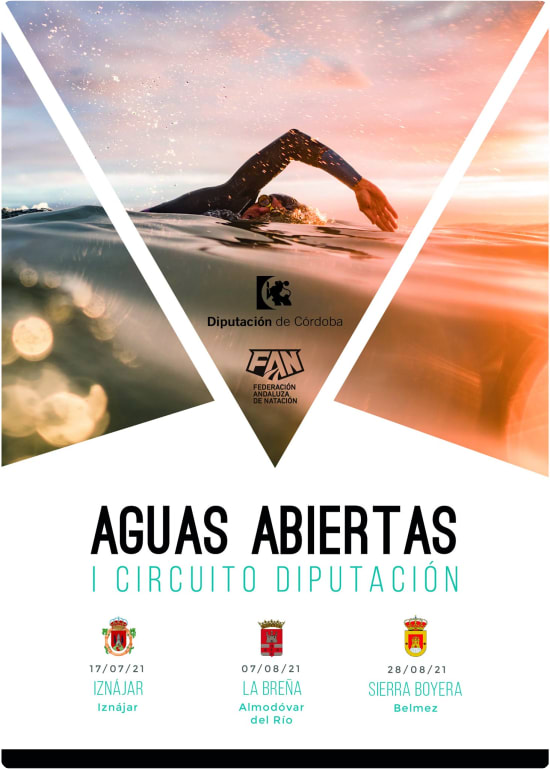 Cartel de la liga: I Circuito Diputación Aguas Abiertas Córdoba 2021