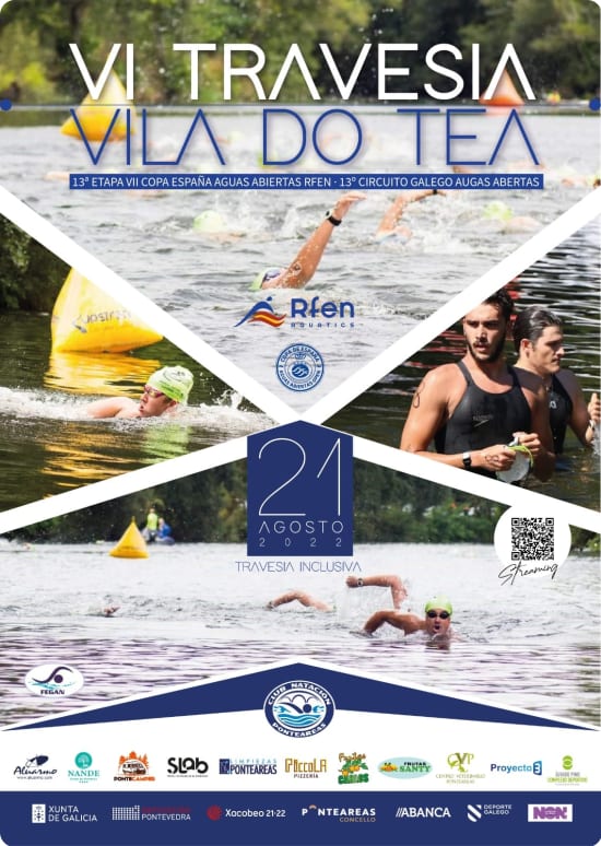 Cartel de la VI Travesía Vila do Tea