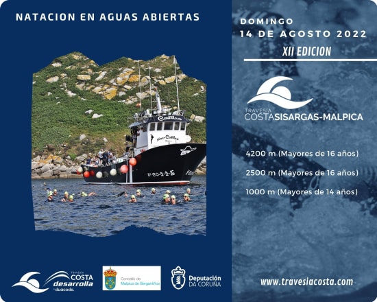 Cartel de la Travesía Costa Sisargas-Malpica