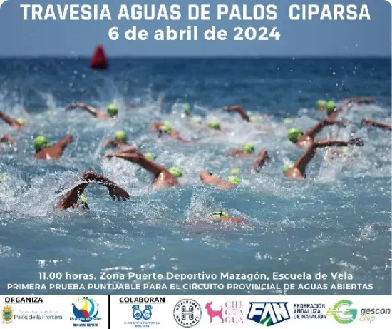 Cartel de la Travesía Invierno Playa de Ciparsa