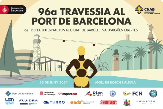 Cartel de la 96a Travessia Port de Barcelona