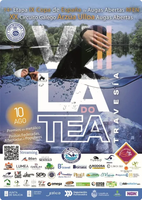 Cartel de la VIII Travesía Vila do Tea