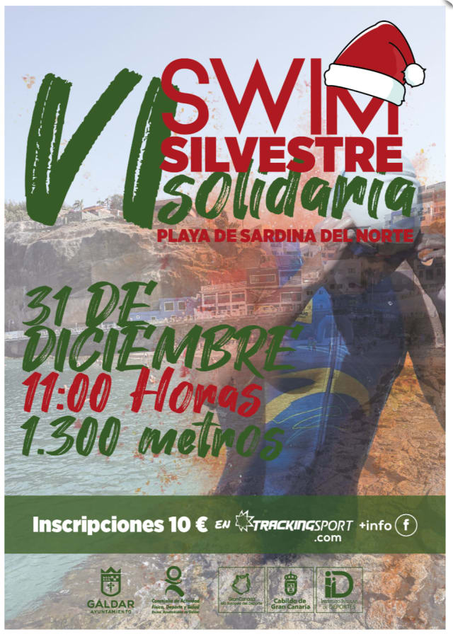 Cartel de la VI Swim Silvestre Solidaria Gáldar