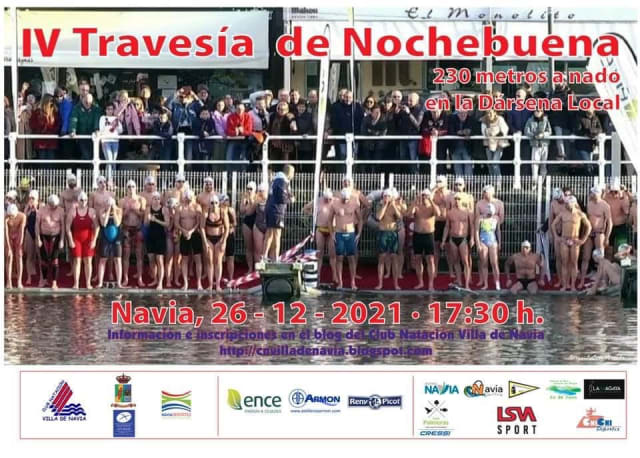 Cartel de la Travesía de Nochebuena Navia