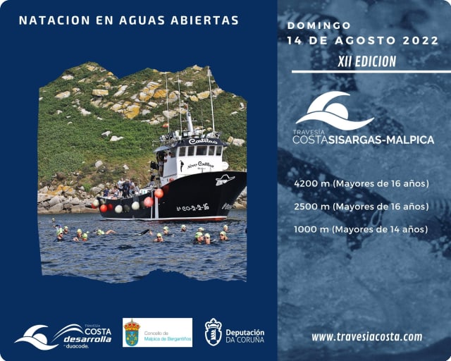 Cartel de la Travesía Costa Sisargas-Malpica