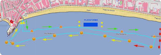 Recorrido de la IV Heartbreak Benidorm